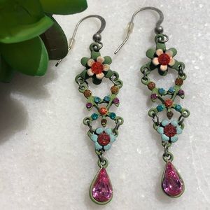 Beautiful Vintage Vibe Flower Earrings ✨